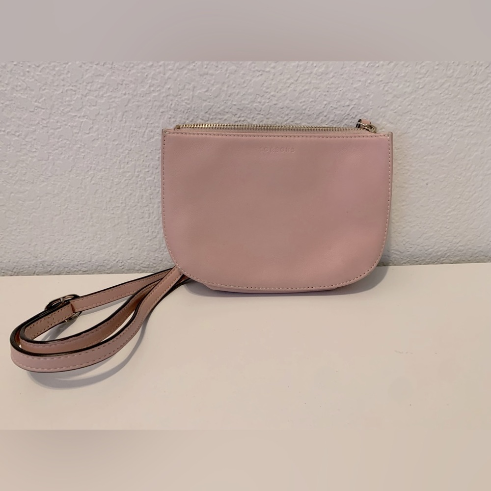 Lo & Sons The Waverley Belt Bag in Blush Pink